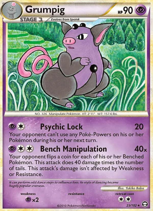 Grumpig #23 – Triumphant card