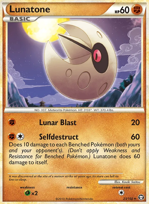Lunatone #25 – Triumphant card