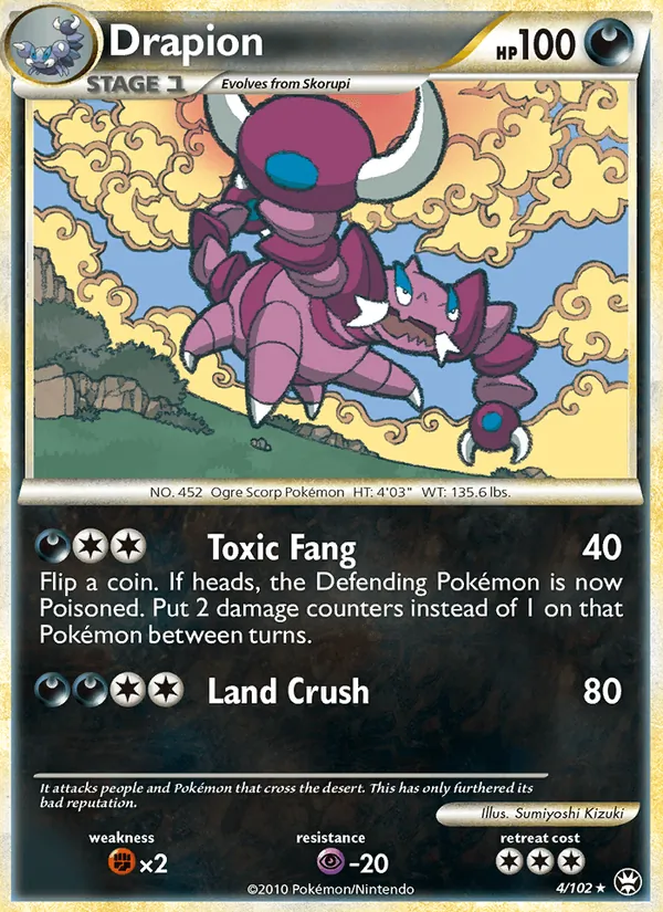 Drapion #4 – Triumphant card