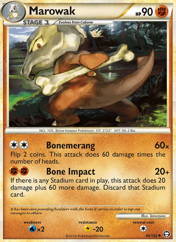 Marowak #44 – Triumphant card