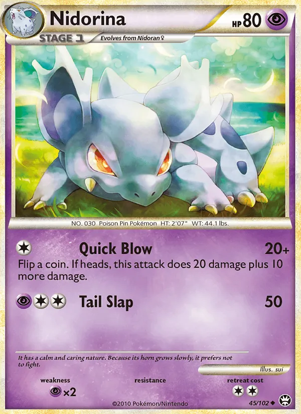 Nidorina #45 – Triumphant card