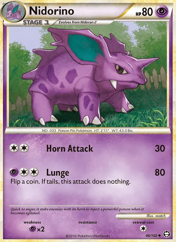 Nidorino #46 – Triumphant card