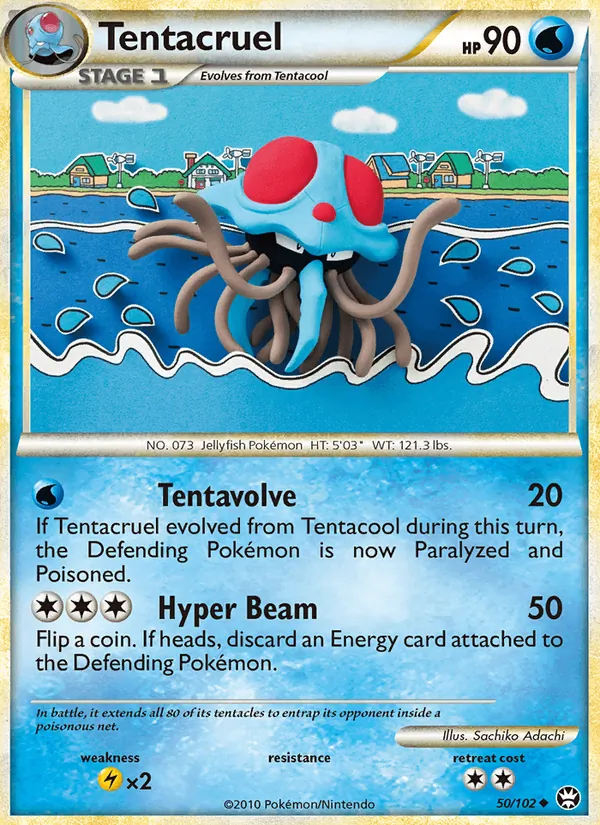 Tentacruel #50 – Triumphant card