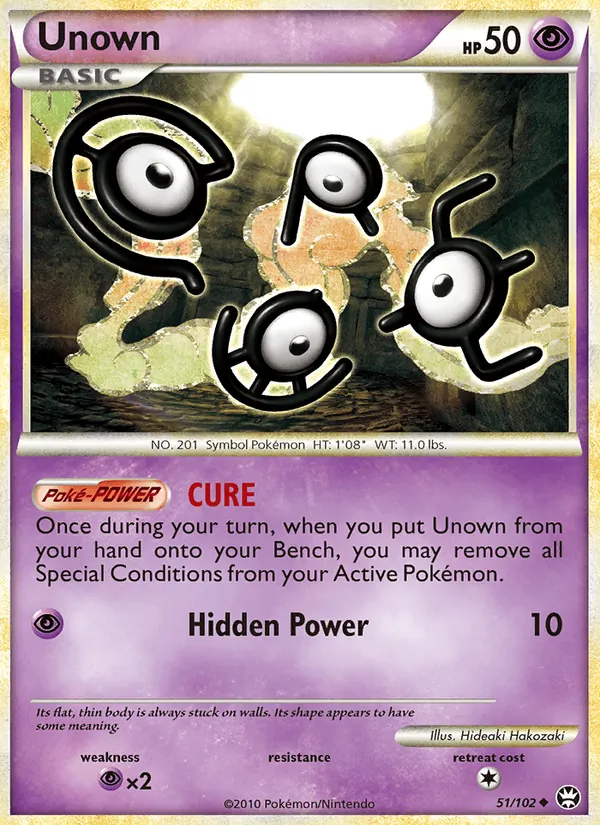 Unown #51 – Triumphant card