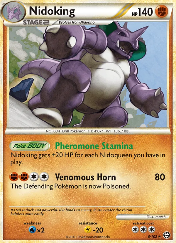 Nidoking #6 – Triumphant card