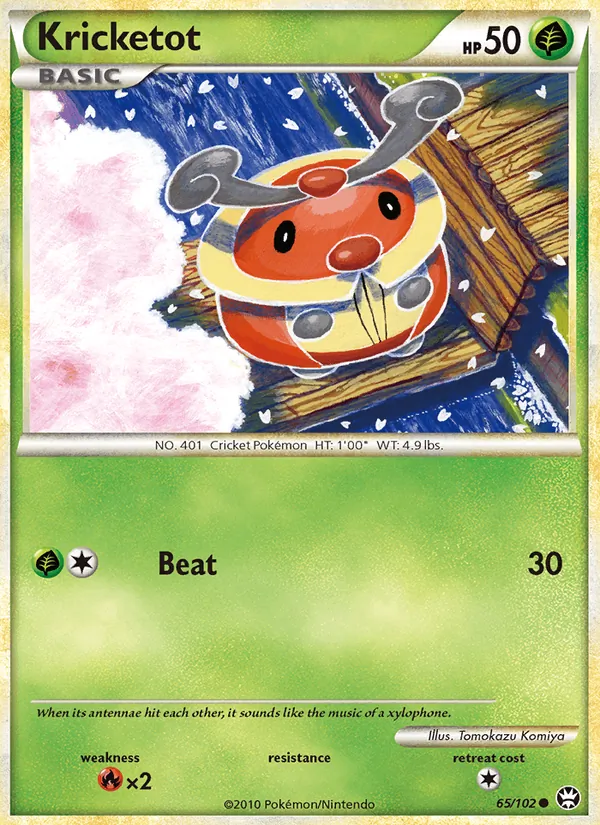 Kricketot #65 – Triumphant card