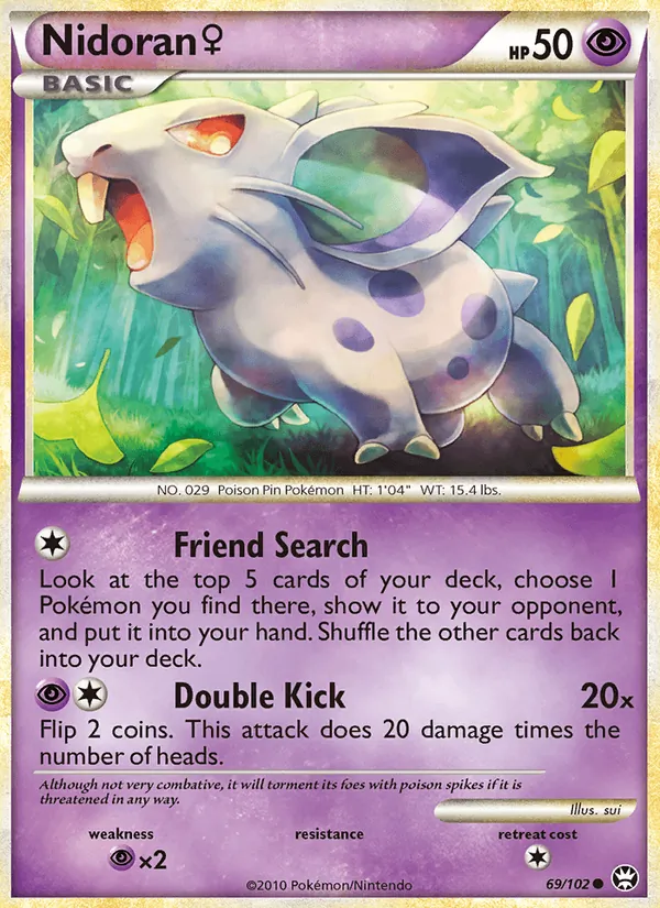Nidoran ♀ #69 – Triumphant card