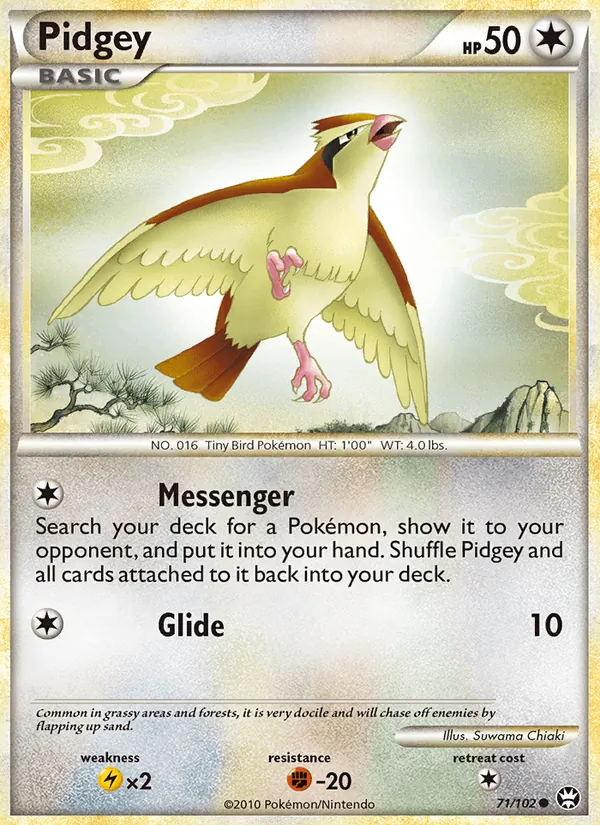 Pidgey #71 – Triumphant card