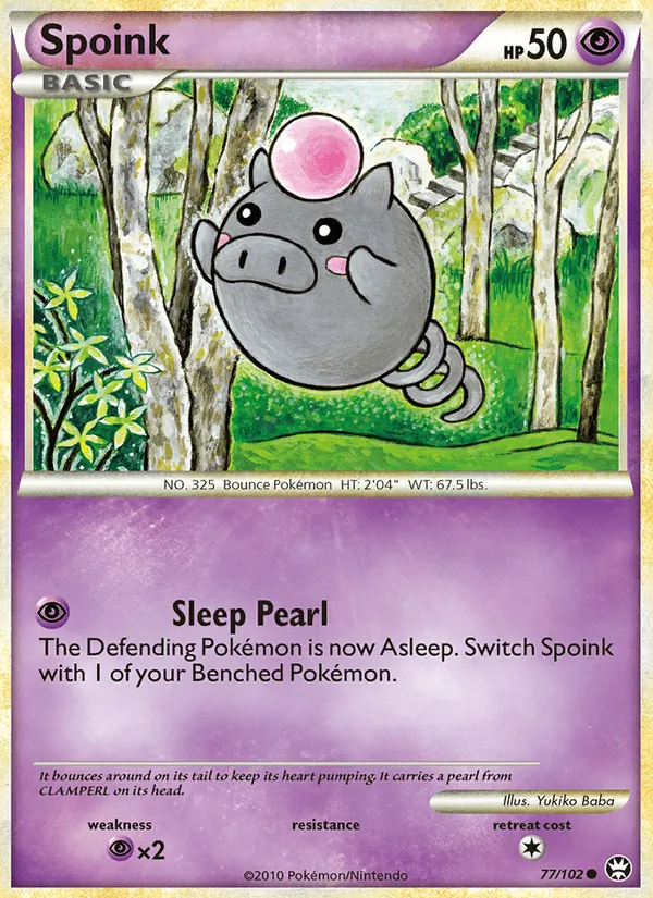 Spoink #77 – Triumphant card