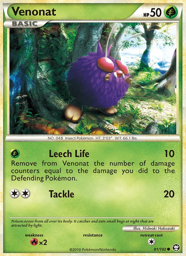 Venonat #81 – Triumphant card