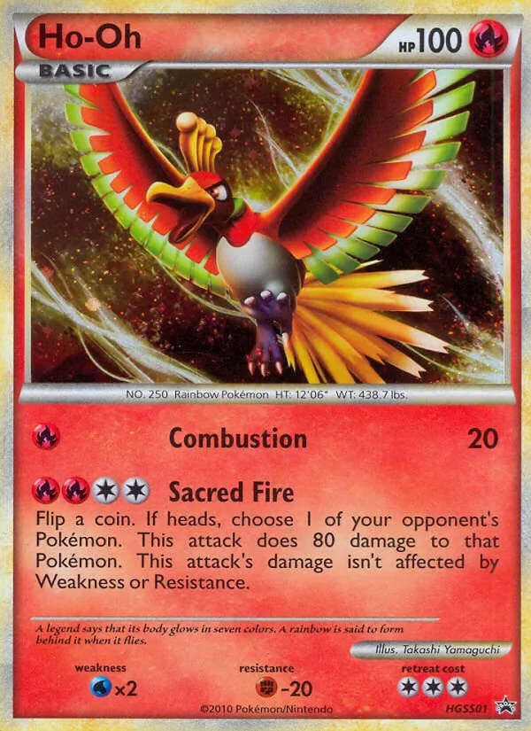 Ho-Oh #HGSS01 – HGSS Black Star Promos card