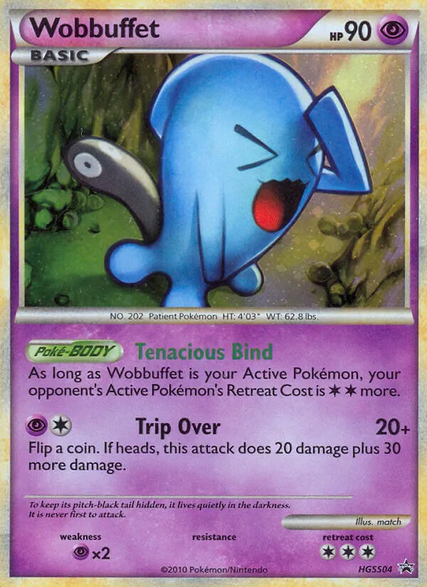 Wobbuffet #HGSS04 – HGSS Black Star Promos card