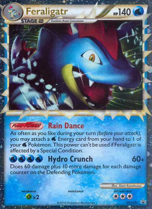 Feraligatr #HGSS07 – HGSS Black Star Promos card