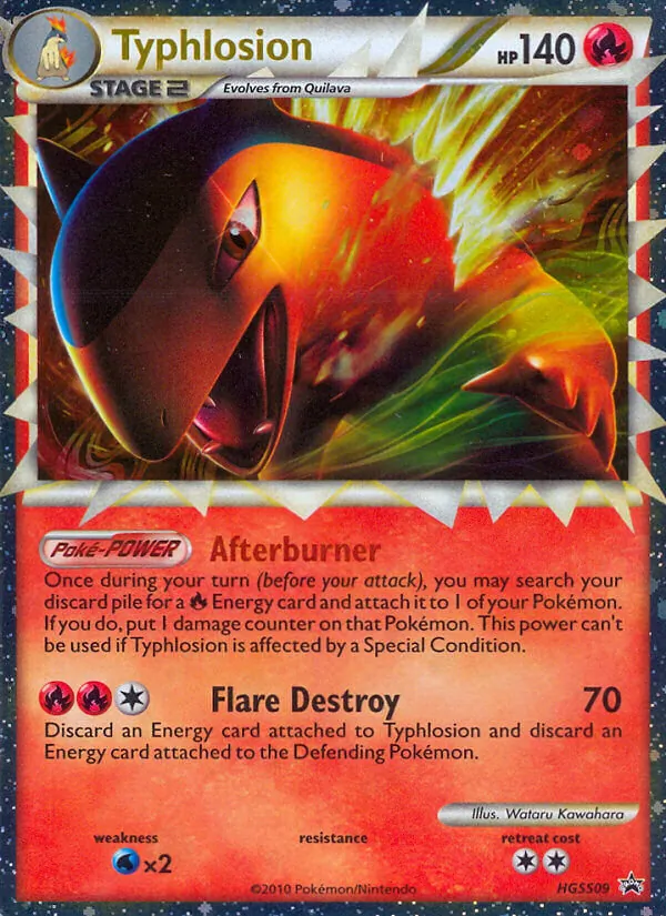 Typhlosion #HGSS09 – HGSS Black Star Promos card