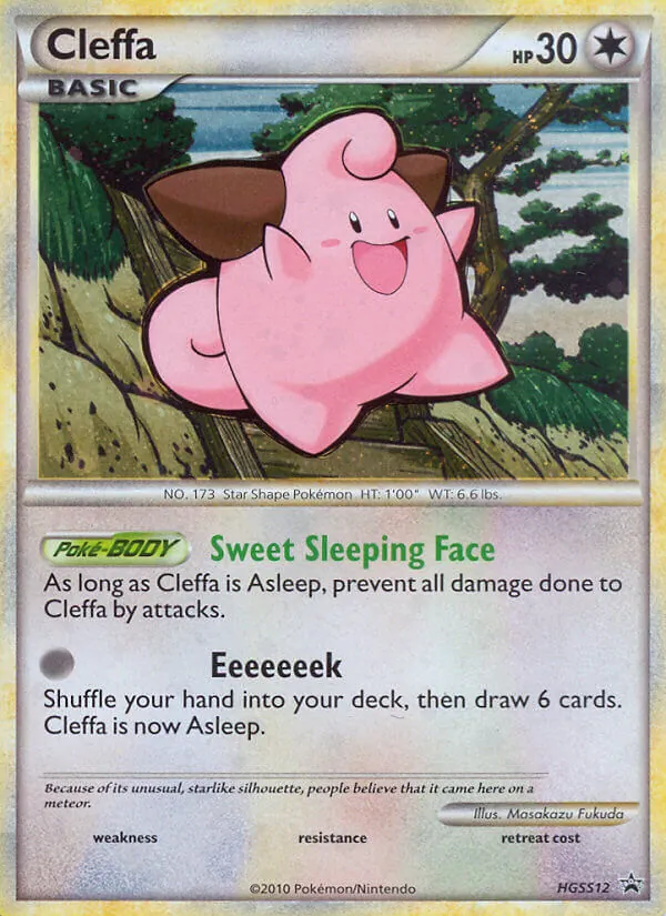 Cleffa #HGSS12 – HGSS Black Star Promos card