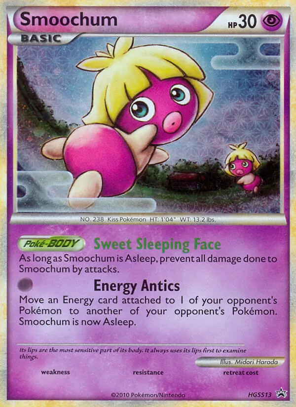 Smoochum #HGSS13 – HGSS Black Star Promos card