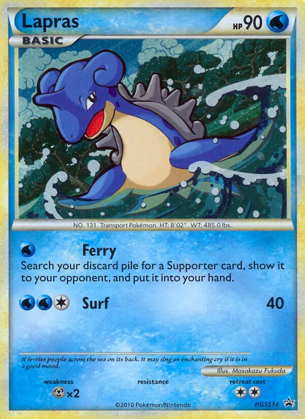 Lapras #HGSS14 – HGSS Black Star Promos card