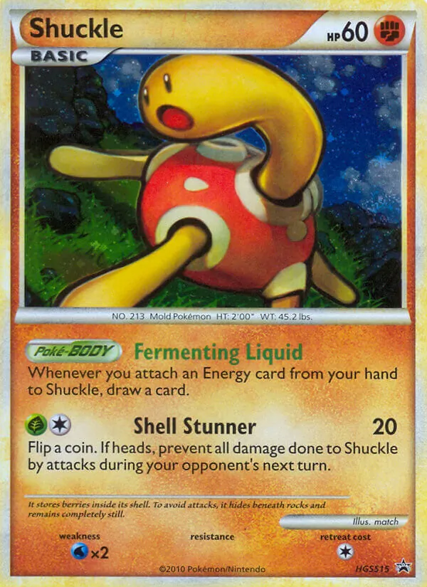 Shuckle #HGSS15 – HGSS Black Star Promos card