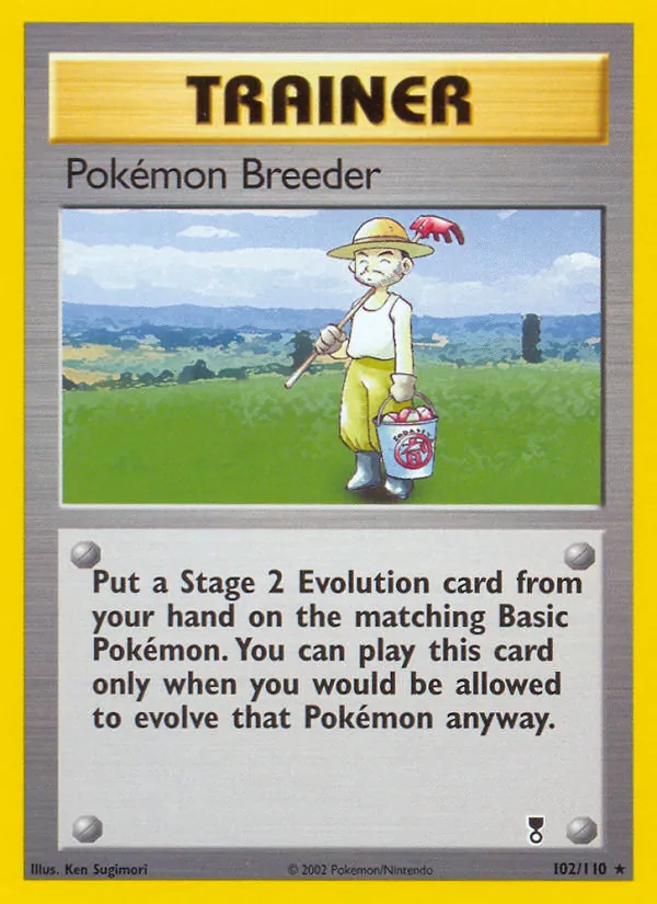 Pokémon Breeder #102 – Legendary Collection card