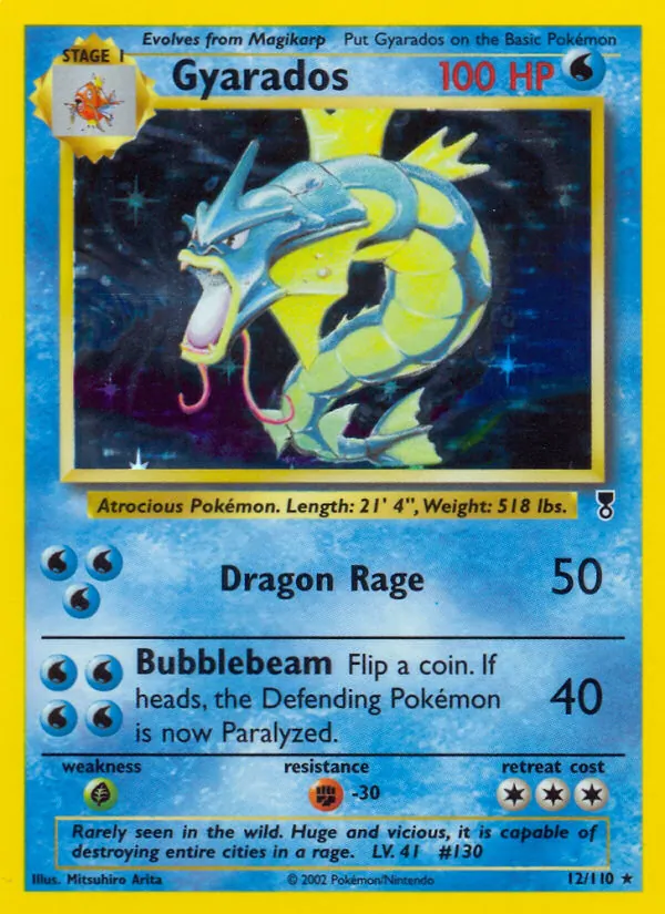 Gyarados #12 – Legendary Collection card