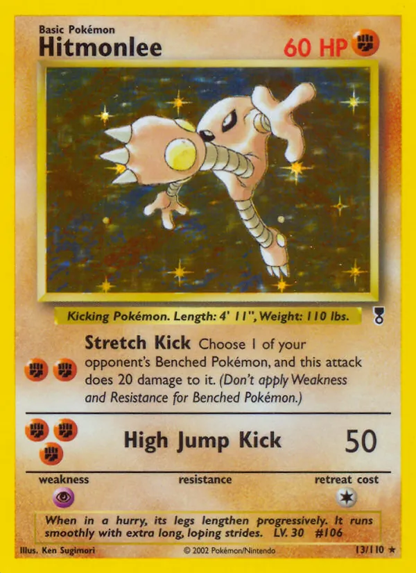 Hitmonlee #13 – Legendary Collection card