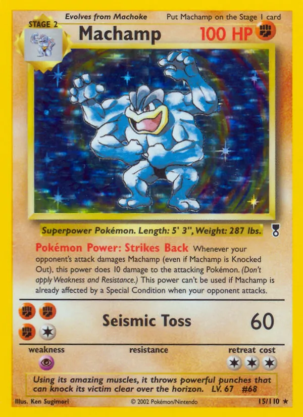 Machamp #15 – Legendary Collection card