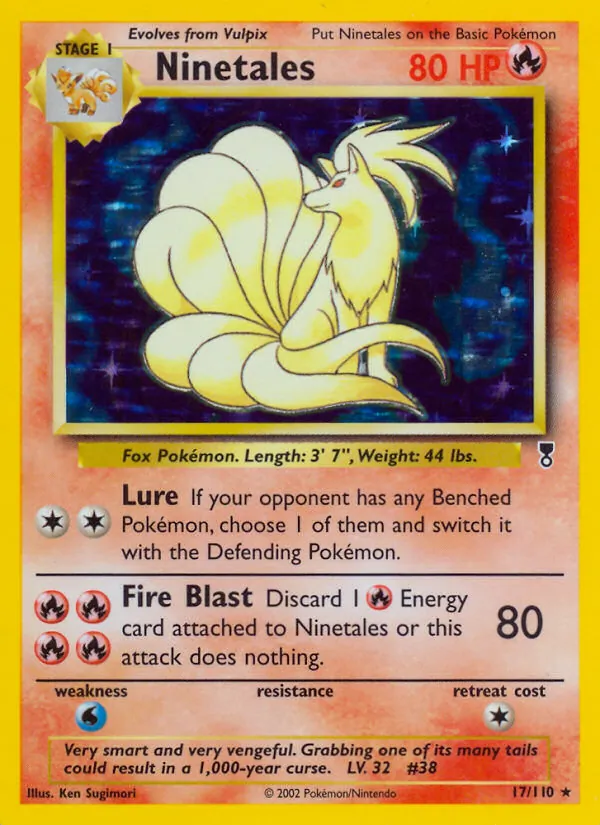 Ninetales #17 – Legendary Collection card
