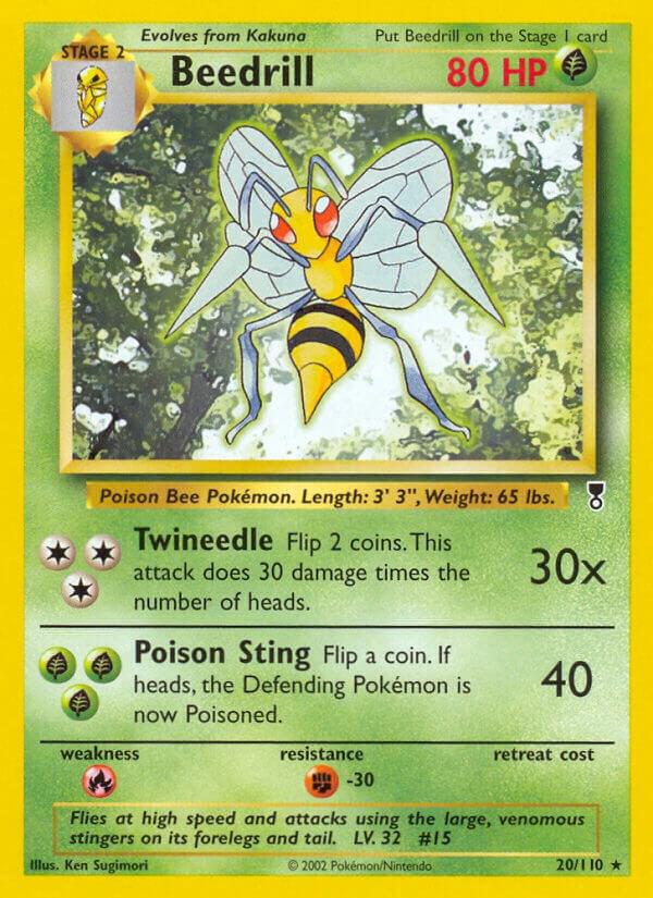 Beedrill #20 – Legendary Collection card