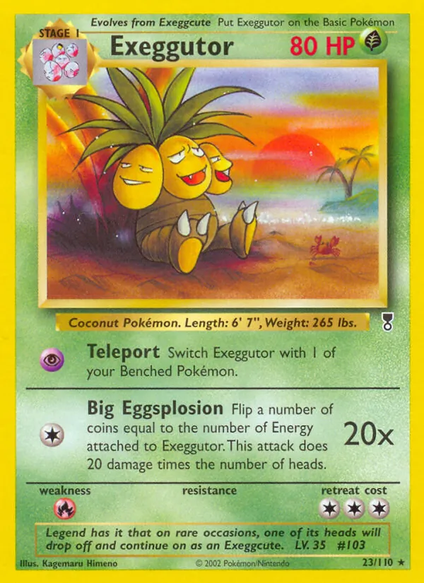Exeggutor #23 – Legendary Collection card
