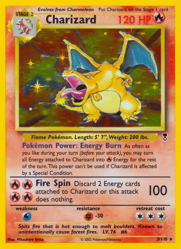 Charizard #3 – Legendary Collection card