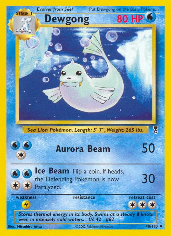 Dewgong #40 – Legendary Collection card