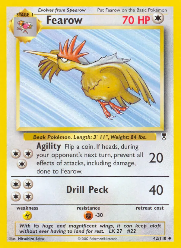 Fearow #42 – Legendary Collection card