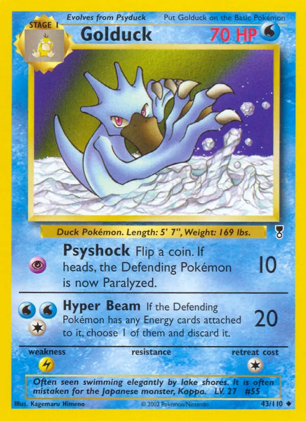Golduck #43 – Legendary Collection card