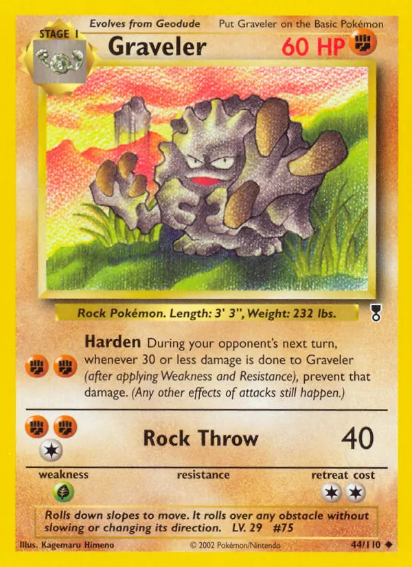 Graveler #44 – Legendary Collection card