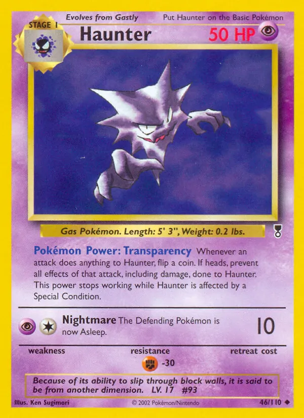 Haunter #46 – Legendary Collection card