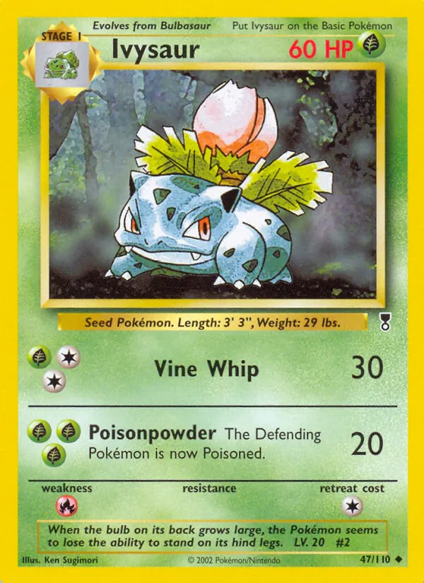 Ivysaur #47 – Legendary Collection card