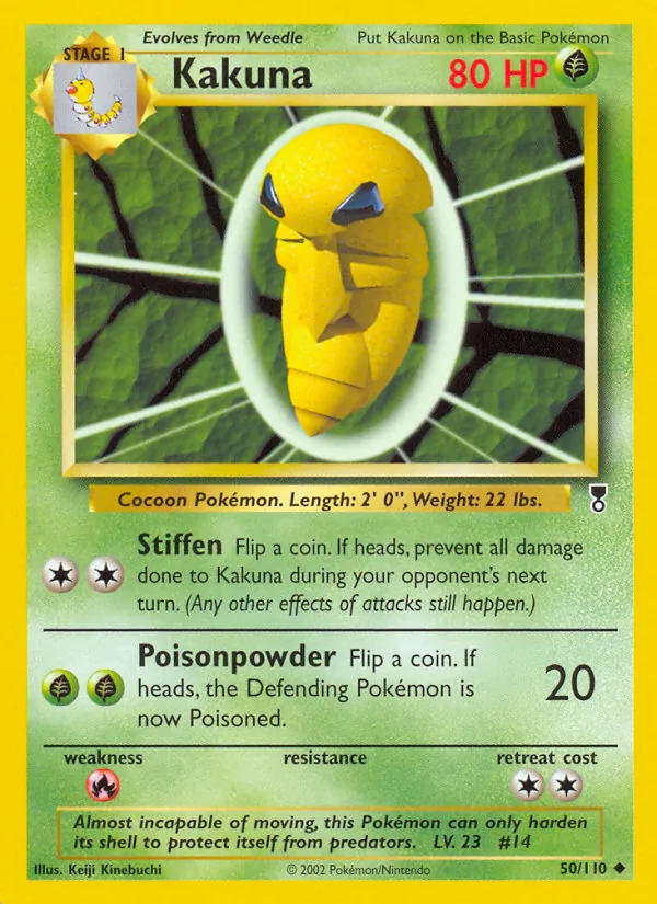 Kakuna #50 – Legendary Collection card
