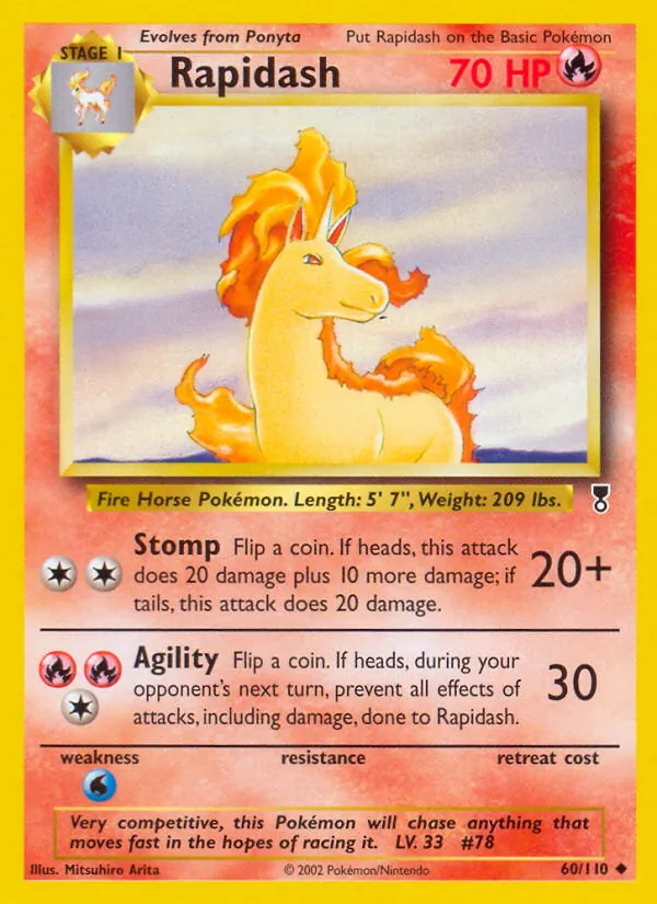 Rapidash #60 – Legendary Collection card