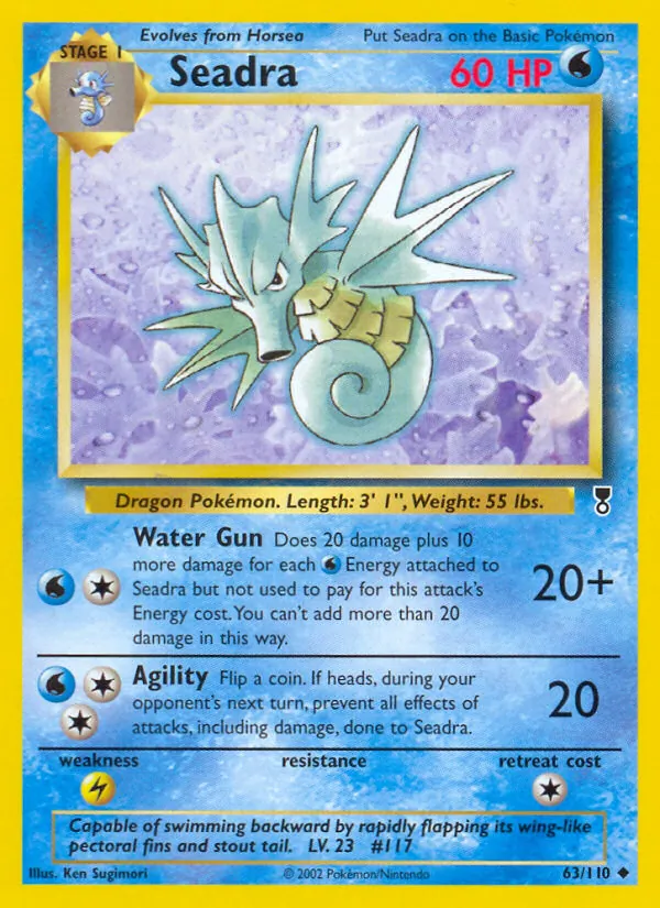 Seadra #63 – Legendary Collection card
