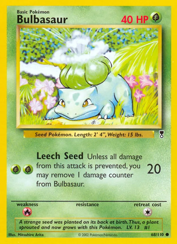 Bulbasaur #68 – Legendary Collection card