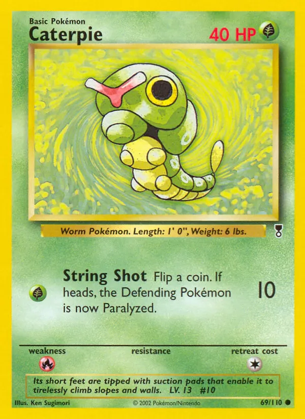 Caterpie #69 – Legendary Collection card
