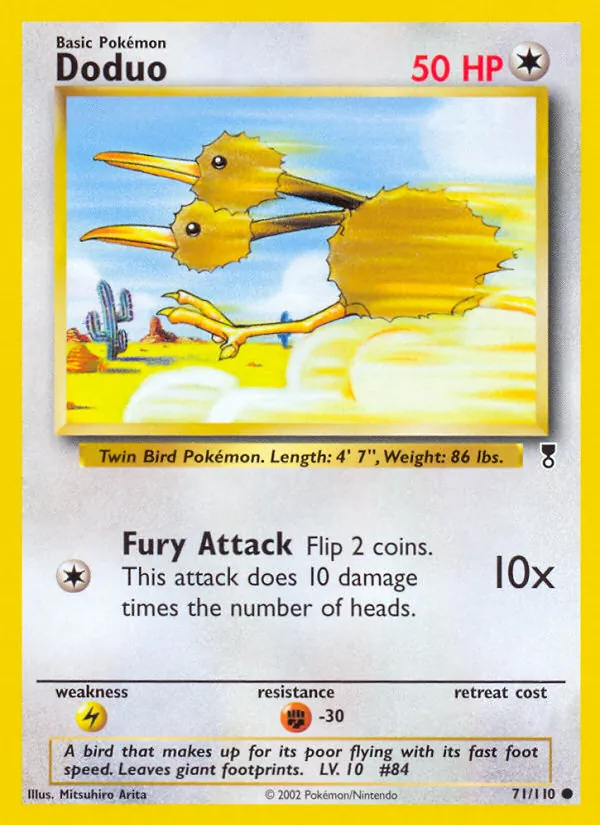 Doduo #71 – Legendary Collection card
