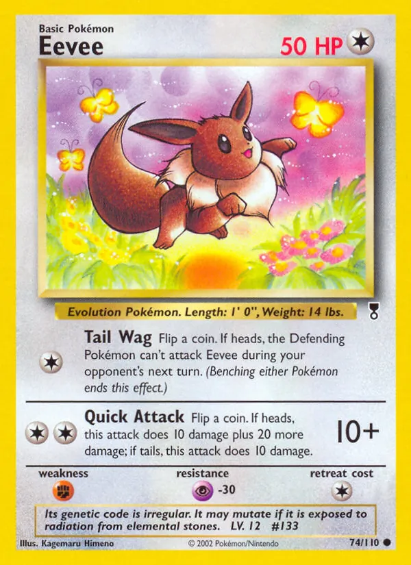 Eevee #74 – Legendary Collection card