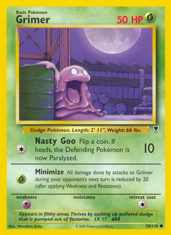 Grimer #78 – Legendary Collection card