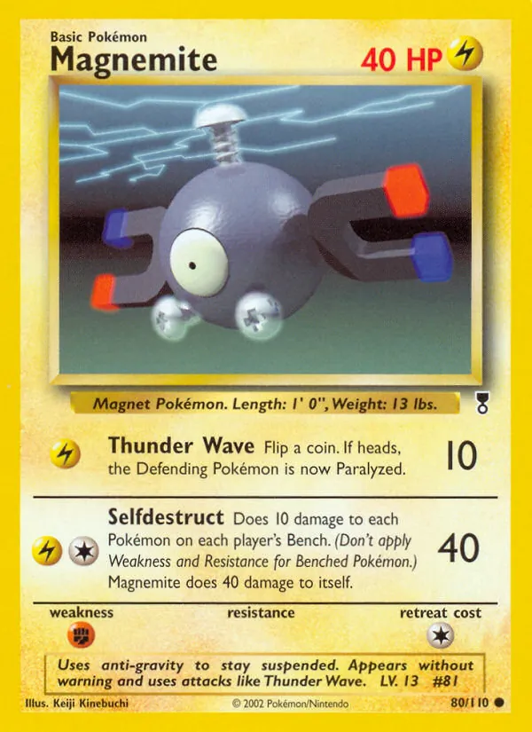 Magnemite #80 – Legendary Collection card
