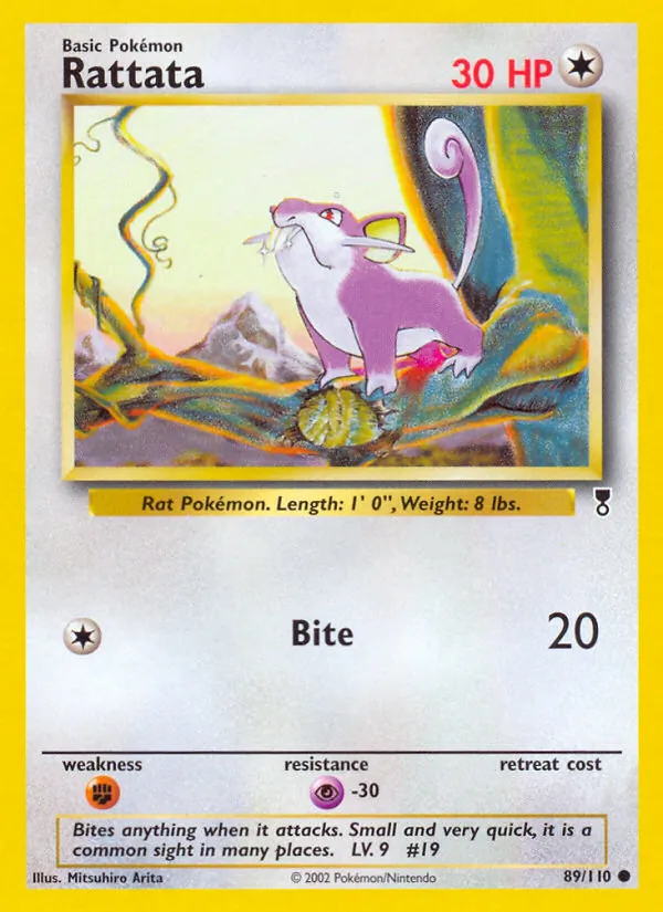 Rattata #89 – Legendary Collection card