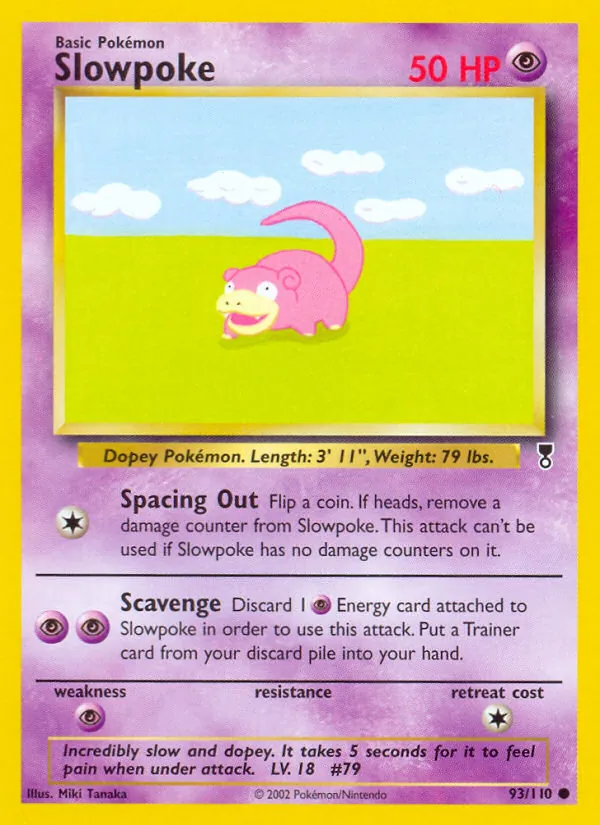 Slowpoke #93 – Legendary Collection card