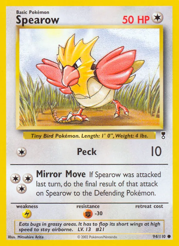 Spearow #94 – Legendary Collection card