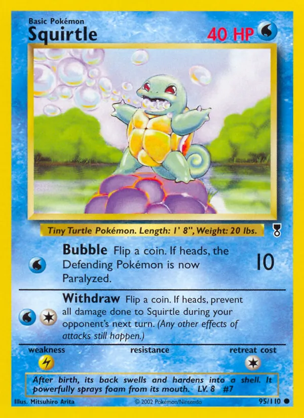 Squirtle #95 – Legendary Collection card