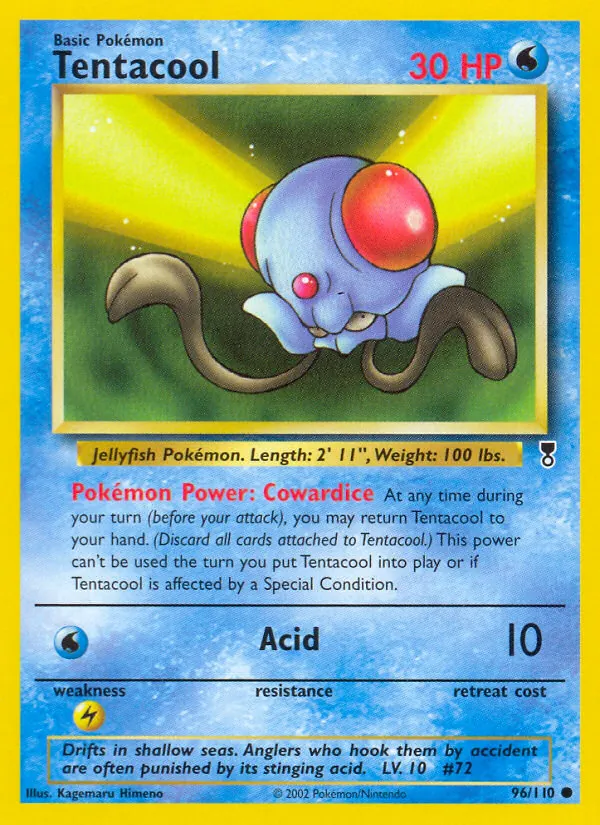 Tentacool #96 – Legendary Collection card